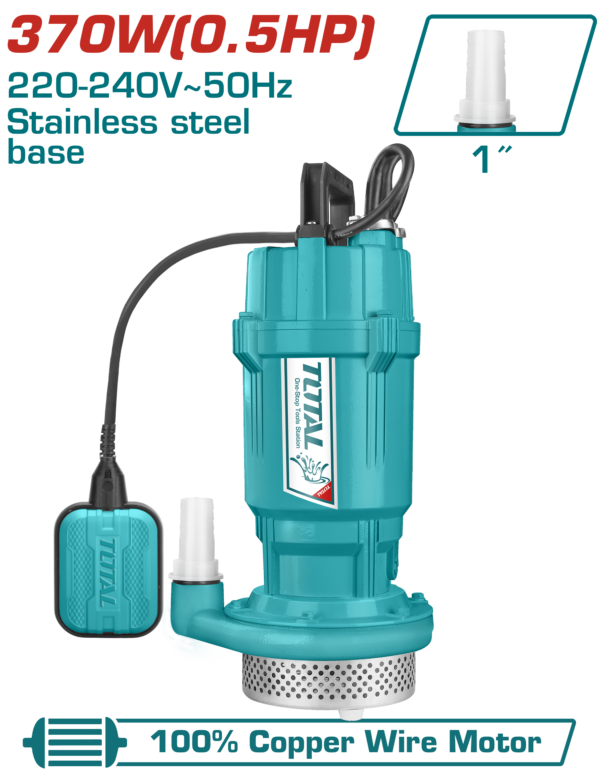 Total Tools Submersible Pump 370W (0.5HP) (TWP63706) Total Tools Namibia