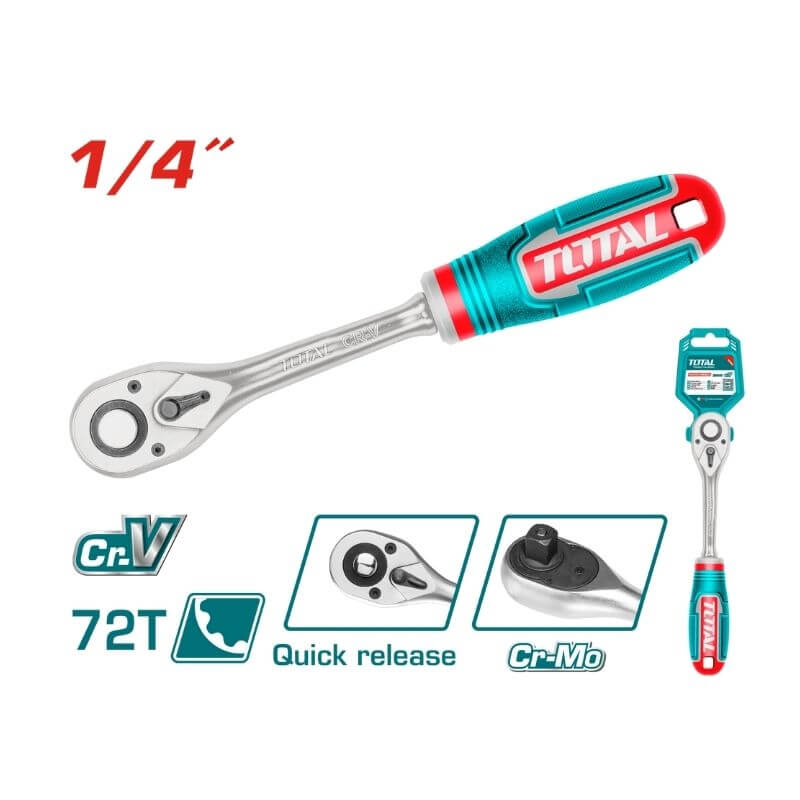 Total Tools RATCHET 1/4'' DR 158MM (THT106146)