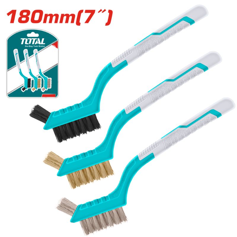 Total Tools 3 PCS Abrasive Brush Set (TAC38033)