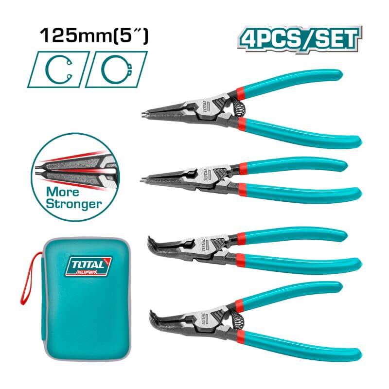 Total Tools 4 Pcs circlip pliers set (THTJ214041)