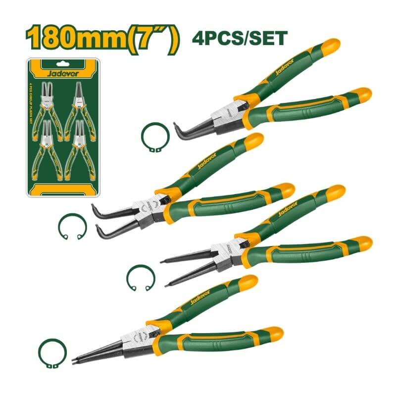 Jadever 4 Pcs circlip pliers set (JDPS2604)