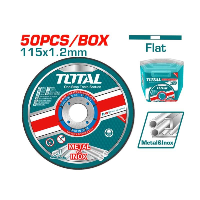 Total Tools ABRASIVE METAL CUTTING DISC SET (TAC22111550)