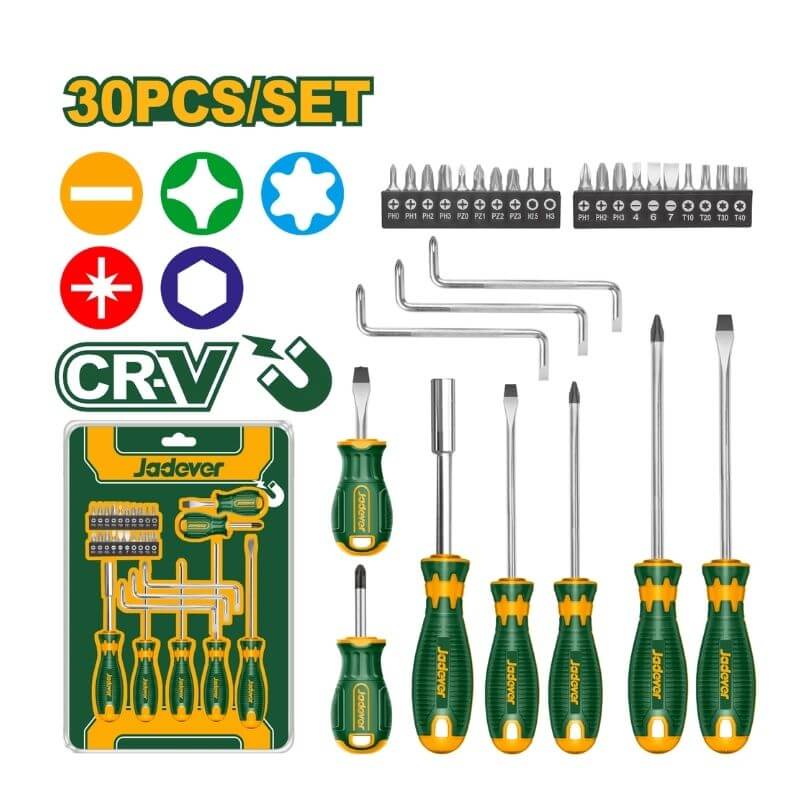 Jadever 30 Pcs screwdriver set (JDSS1430)