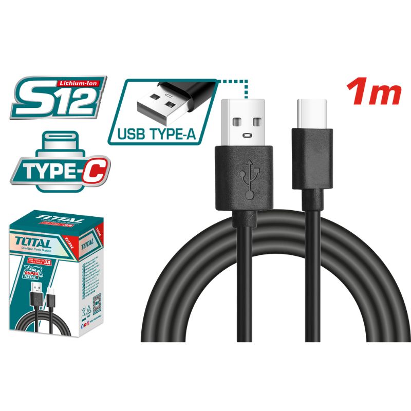 Total Tools USB type-A to type-C Cable (TIUCC01)