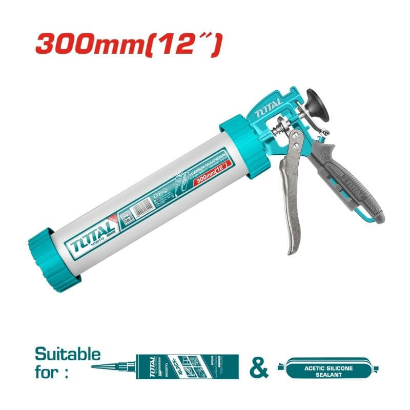 Total Tools CHAULKING GUN ALUMINIUM 12" (300MM) (THT20112)