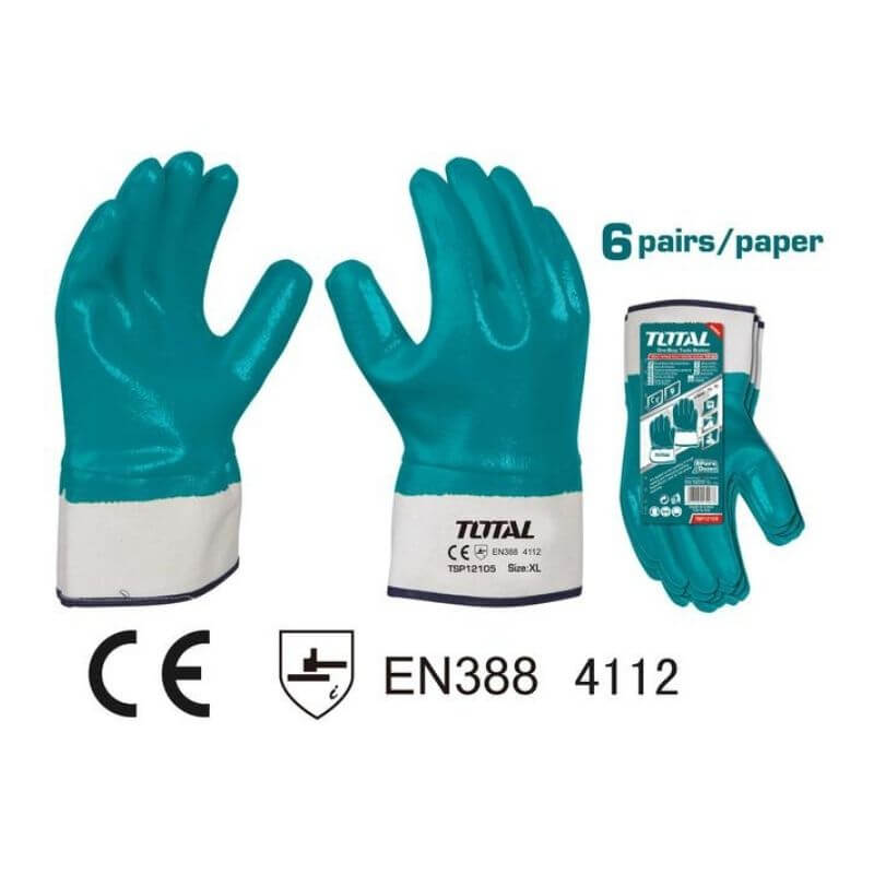 TOTAL TOOLS NITRILE GLOVES HD