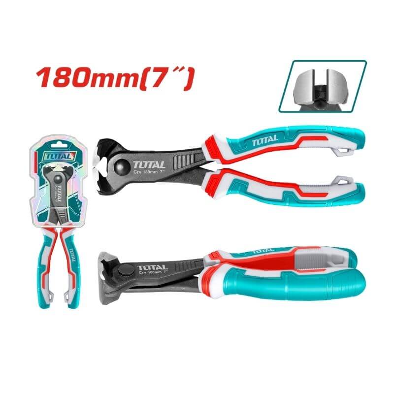 Total Tools END CUTTING PLIERS - 7"/180MM (THT260702)