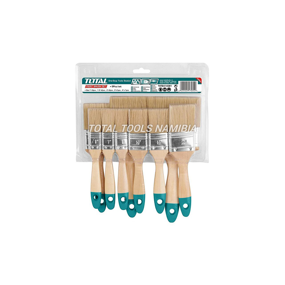 Total Tools 9PCS PAINT BRUSH SET (THT8414091)