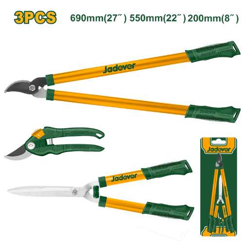 Jadever 3 Pcs garden shears set ( JDPR3E03)