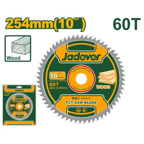 Jadever TCT saw blade (JDTC1K10)