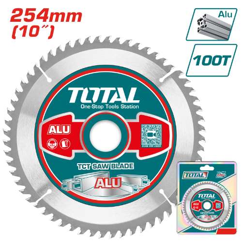 Total Tools TCT Saw Blade 254mm Aluminum Cutting (TAC2337210)