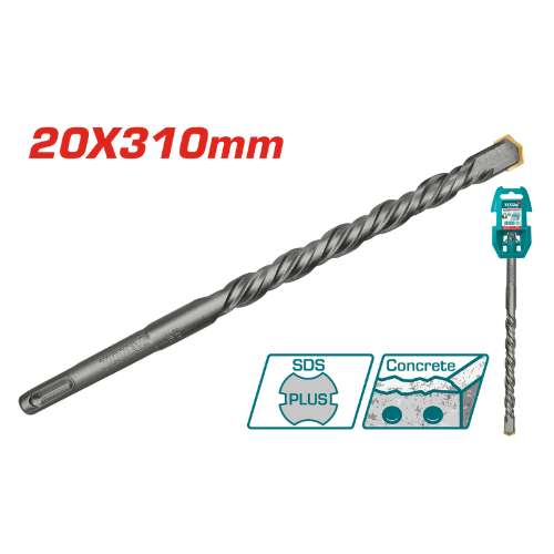 Total Tools DRILL BIT SDS PLUS 20X310MM (TAC312003)
