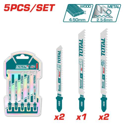 Total Tools JIG SAW BLADE SET (TAC51051)