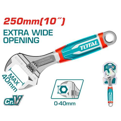 Total Tools ADJUSTABLE WRENCH - 250MM (THT101106)