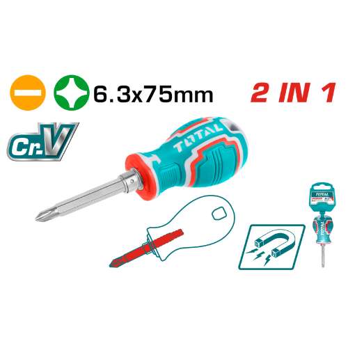 Total Tools 2 IN 1 SCREWDRIVER SET (THT250216)