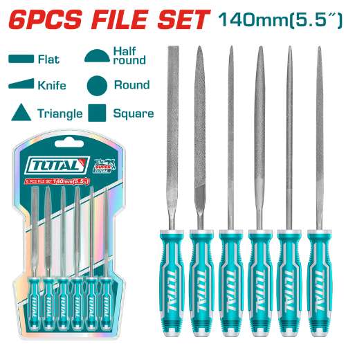 Total Tools 6Pcs File Set (THT91462)