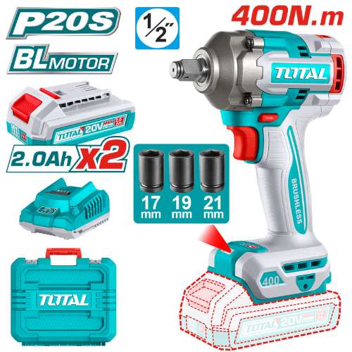 Total Tools Cordless impact wrench (TIWLI2040)