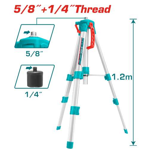 Total Tools Tripods for Laser Levels (TLLT01152)