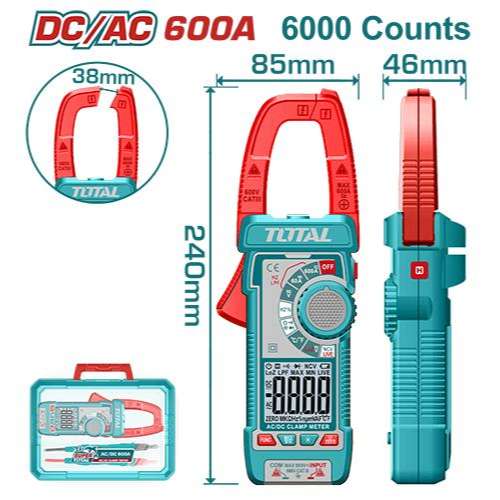 Total Tools DC/AC clamp meter (TMT766002)