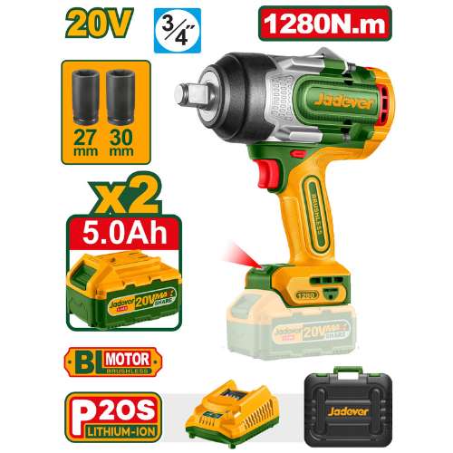 Jadever Cordless impact wrench (JDCD1B128)