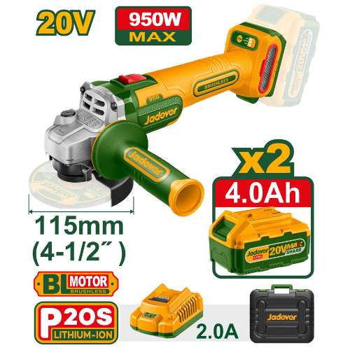 Jadever Cordless angle grinder (JDLAP5322)
