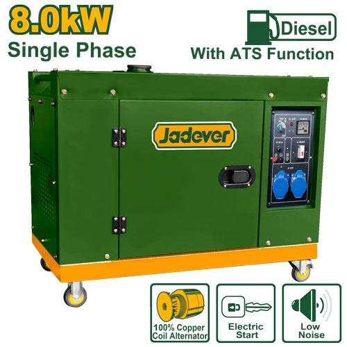 Jadever Silent Diesel Generator (JDDG2A100-1)