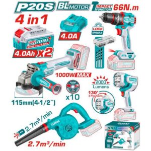 Cordless 4 pcs combo kit (TOSLI250993)