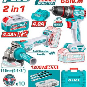Total Tools 2 Pcs Cordless combo kit (TCKLI20256)