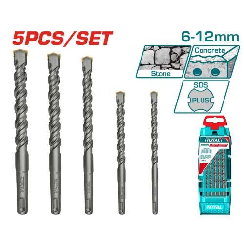 5 PCS SDS PLUS drills set